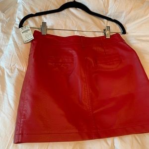 Host Pick!!!  Vegan red skirt